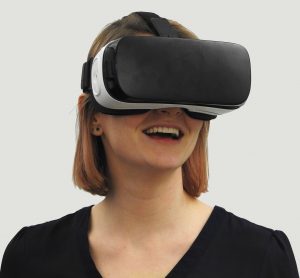 Woman with VR Glasses