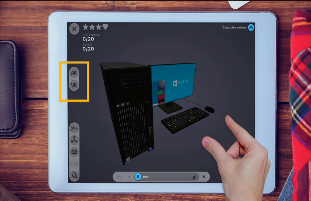 Screen shot of Creator AVR interface